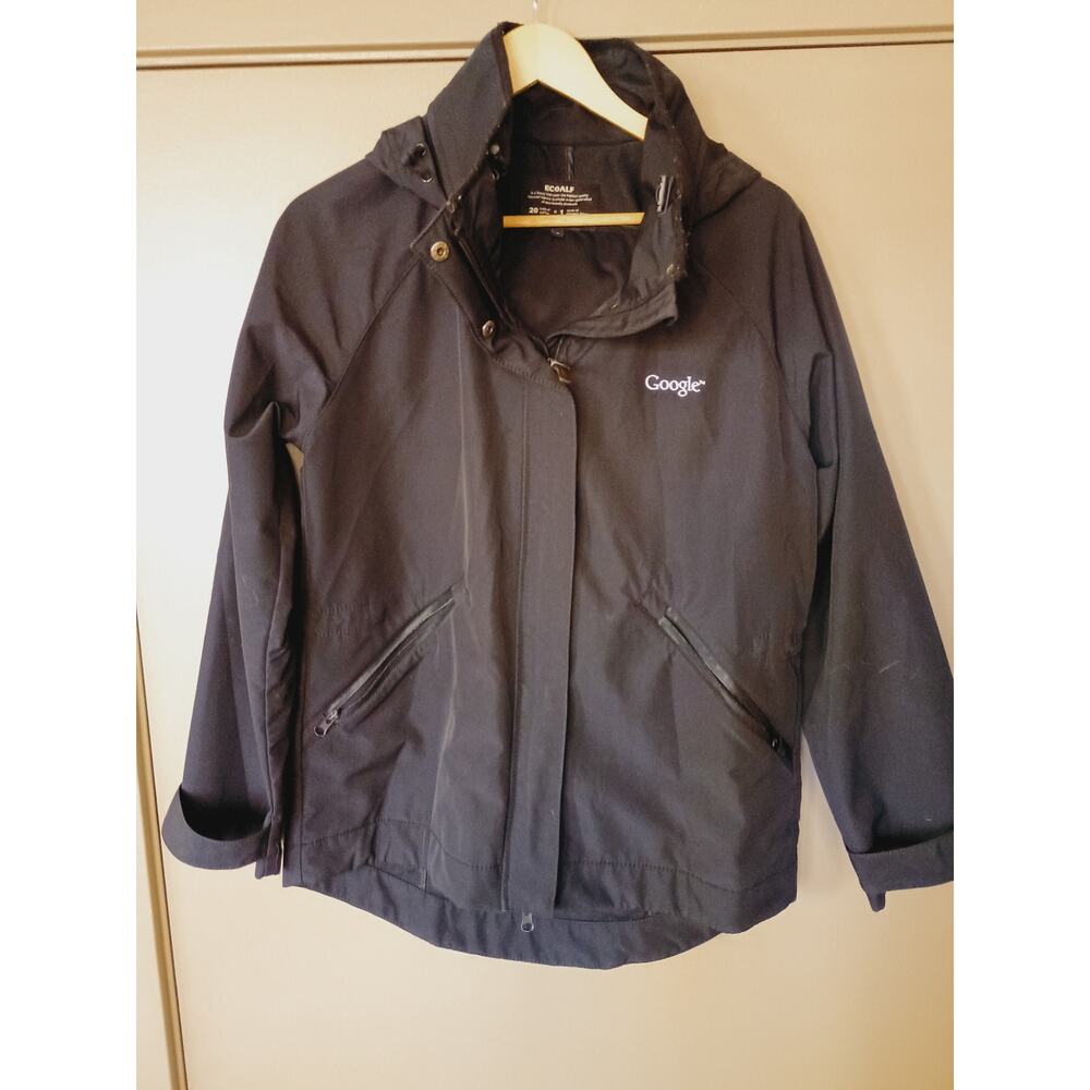 Ecoalf x Google Sustainable Hooded Rain Jacket Rare Tech Swag gorpcore outdoorsy